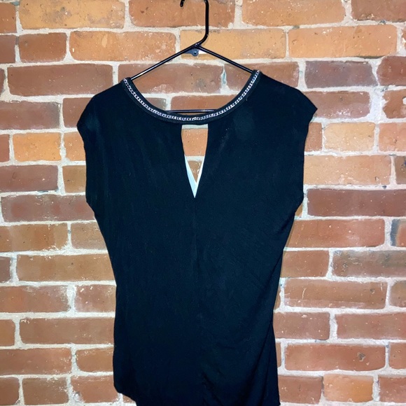 BISOU BISOU Women’s Black and White Blouse - Picture 2 of 3